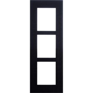Black Flush Installation Frame for 3 Modules (Requires 9155016) - Image 1
