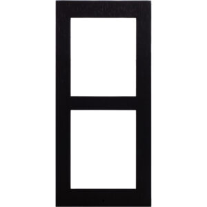 Black Surface Installation Frame for 2 Modules (Recommended with 9155062) - Image 1