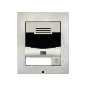 2N IP Solo with Camera Surface Mount - Brushed Nickel (inc frame) (Recommended with 9155068) - Image 1