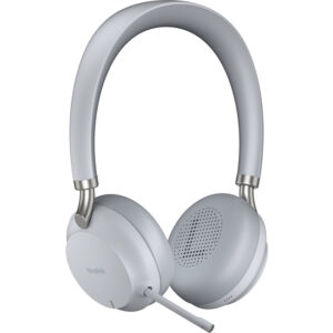 Yealink BH72 Bluetooth Headset with Charging Stand - Grey (Teams Variant) - Image 1