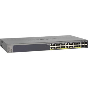 Netgear 24 Port (24 PoE), 4x SFP, 10/100/1000, Switch - Image 1