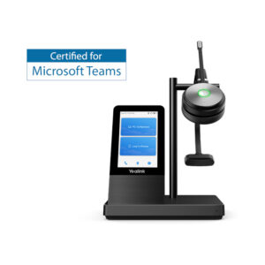 Yealink WH66 Mono Wireless DECT Headset W/ UC Work Station - Image 1