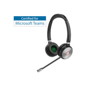 Yealink WH66 Dual Ear over the head DECT headset W/ UC Work Station - Image 1