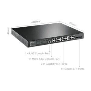 TP-Link Omada SG3428MP L2+ PoE Switch - Image 2