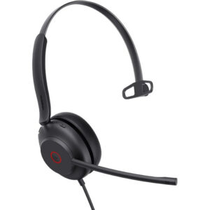 Yealink UH35 Mono USB-A Wired Headset with Leatherette ear cushion (Teams Edition) - Image 1