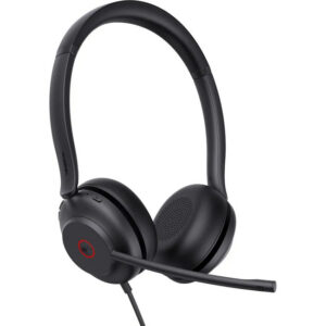 Yealink UH35 Dual USB-C/A Wired Headset with Leatherette ear cushions - Image 1