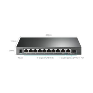 TP-Link SG1210MPE 10 Port Gigabit PoE Switch - Image 3