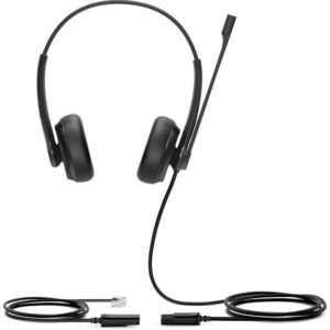 Yealink YHS34 Dual Wired Headset with foam ear cushion - Image 2