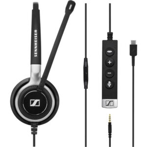EPOS | Sennheiser IMPACT SC 665 Binaural Wired Headset (USB + 3.5 mm Connectivity) - Image 2