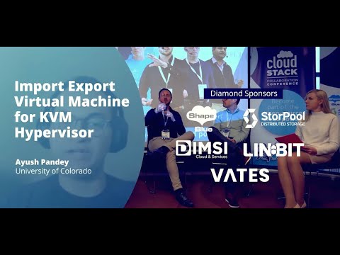 Import Export Virtual Machine for KVM Hypervisor | CloudStack Collaboration Conference 2023